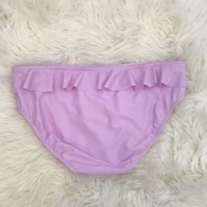 Light Lavender Ruffle Bikini Bottoms